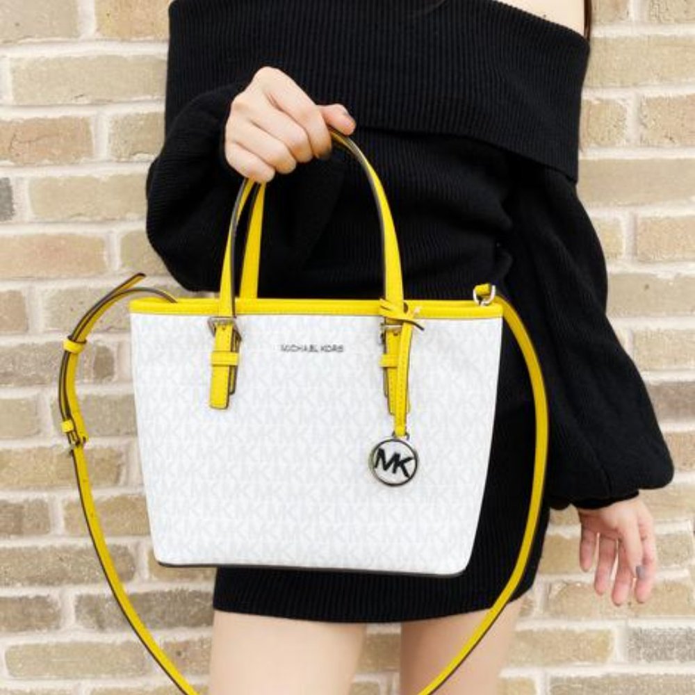 Michael Kors Citrus Multi  Jet Set Travel Tote